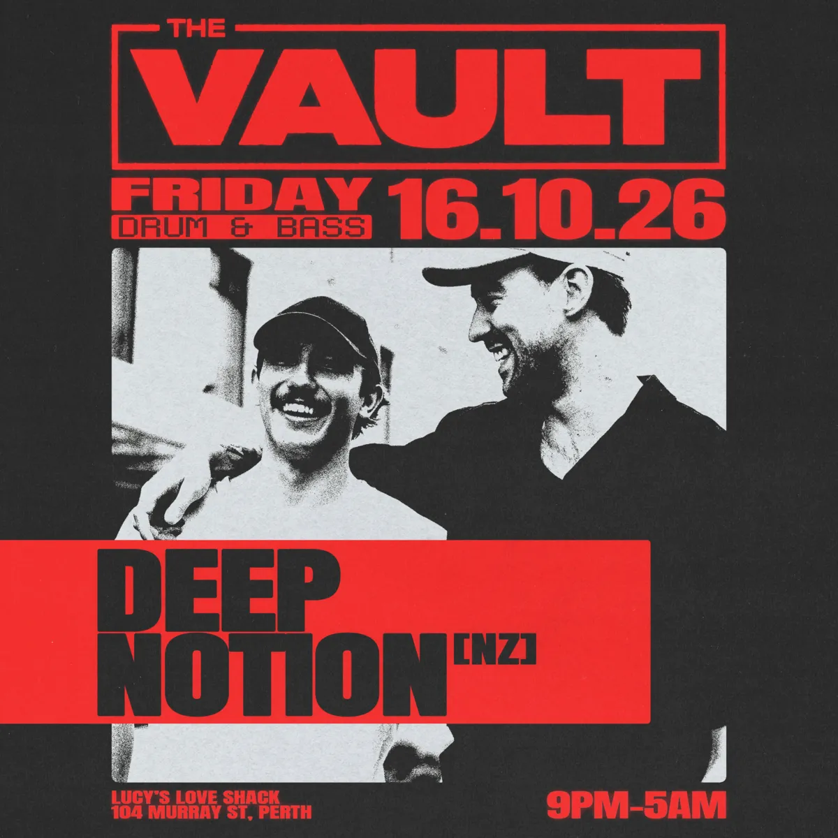 The Vault flyer: Deep Notion [NZ]