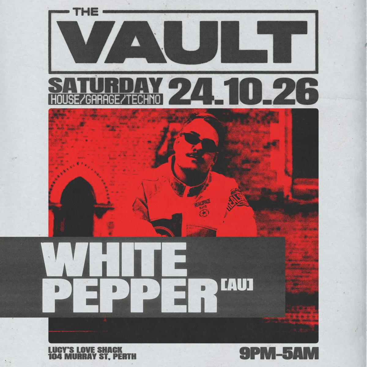 The Vault flyer: White Pepper [AU]
